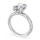 Radiant Bloom Engagement Ring