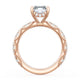 Radiant Bloom Engagement Ring