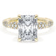 Radiant Bloom Engagement Ring