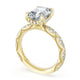 Radiant Bloom Engagement Ring