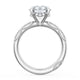 Round Bloom Engagement Ring
