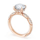 Round Bloom Engagement Ring