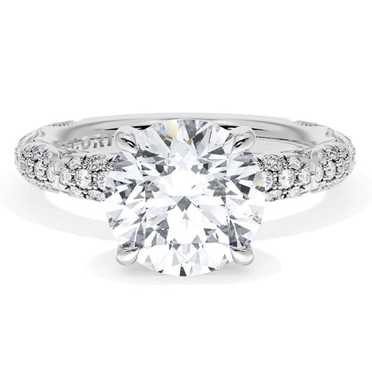 Round Bloom Engagement Ring