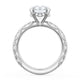 Round Bloom Engagement Ring