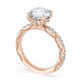 Round Bloom Engagement Ring