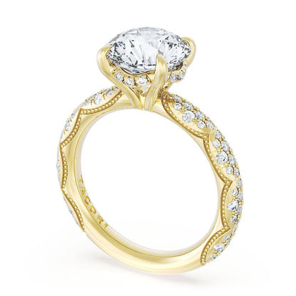 Round Bloom Engagement Ring