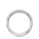 French Pavé Diamond Wedding Band, 4mm