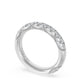 French Pavé Diamond Wedding Band, 4mm