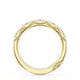 French Pavé Diamond Wedding Band, 4mm
