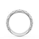 French Pavé Diamond Wedding Band, 4mm