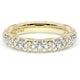 French Pavé Diamond Wedding Band, 4mm