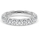 French Pavé Diamond Wedding Band, 4mm