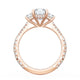 Emerald 3-Stone Engagement Ring