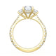 Emerald 3-Stone Engagement Ring