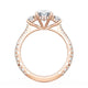 Oval 3-Stone Engagement Ring