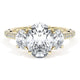 Oval 3-Stone Engagement Ring