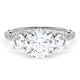 Round 3-Stone Engagement Ring