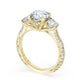 Round 3-Stone Engagement Ring