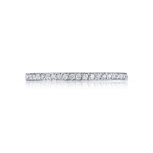 Tacori Platinum Sculpted Crescent Diamond Wedding Band (0.25 CTW)