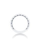 Tacori Platinum Sculpted Crescent Diamond Wedding Band (0.25 CTW)