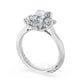 Emerald 3-Stone Engagement Ring