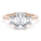 Emerald 3-Stone Engagement Ring