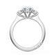 Oval 3-Stone Engagement Ring