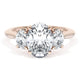 Oval 3-Stone Engagement Ring