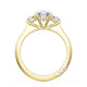 Oval 3-Stone Engagement Ring