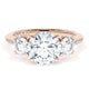 Round 3-Stone Engagement Ring