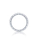 Tacori 18k White Gold Sculpted Crescent Wedding Band 1.5mm