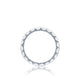 Tacori 18k White Gold Sculpted Crescent Diamond Wedding Band (0.21 CTW)