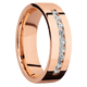 14K Rose Gold with Polish Finish