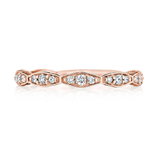 Marquise Design Wedding Band with Diamond