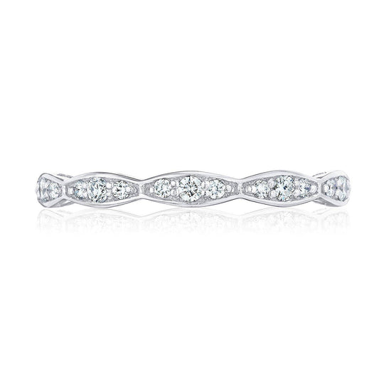 Marquise Design Wedding Band - 2.5mm