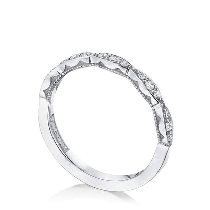 Marquise Design Wedding Band with Diamond