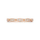 Tacori 18k Rose Gold Sculpted Crescent Diamond Wedding Band (0.33 CTW)