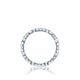 Tacori 18k White Gold Sculpted Crescent Diamond Wedding Band (0.43 CTW)