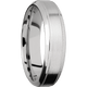 14K White Gold with Satin , Polish Finish