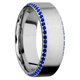 14K White Gold with Distressed , Polish Finish