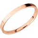 14K Rose Gold with Hammer Finish
