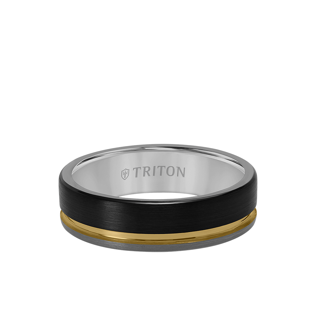 6.5MM Tungsten Carbide Ring with Brushed Finish