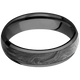 Zirconium with Polish Finish and Forged Carbon Fiber Inlay