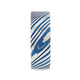 DUKE Blue Flat Brushed Damascus Steel Men's Wedding Band with Vivid Etched Design - 6mm & 8mm