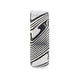 MELVIN Black Damascus Steel Brushed Beveled Men's Wedding Band with Repeating Artisan Pattern - 6mm & 8mm