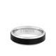 6MM 14k Gold Ring + Black Titanium Wide Inlay with Bevel Edge