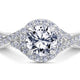 Scott Kay "Namaste" Halo Engagement Ring