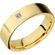 14K Yellow Gold with Satin Finish