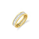 Gold & Diamond Channel Set Baguette Eternity Ring