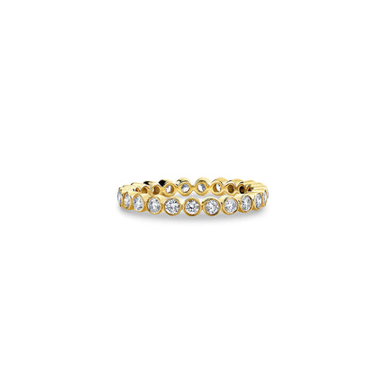 Gold & Diamond Bezel Eternity Ring